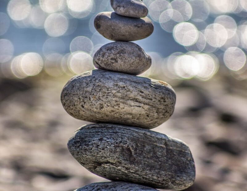 gray stones